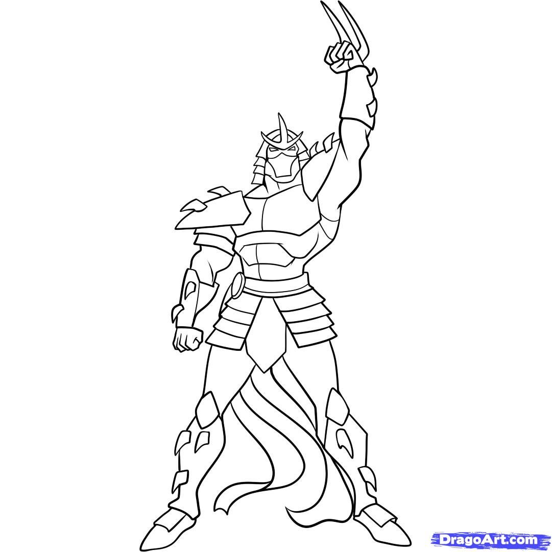Ninja Turtles Coloring Pages How To Draw Shredder, Teenage 1081x1081 Ninja Turtles Coloring Pages How To Draw Shredder, Teenage