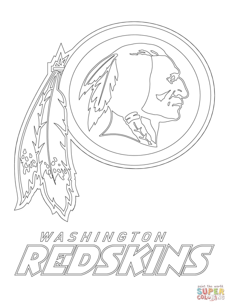 Washington Redskins Coloring Pages Printable Coloring For Kids 2018 768x1024 Washington Redskins Coloring Pages Printable Coloring For Kids 2018