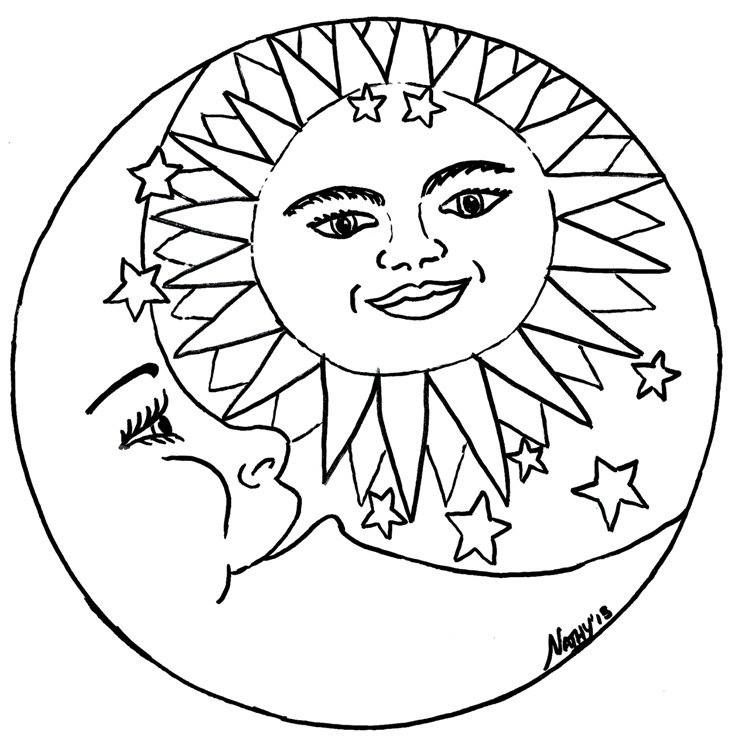 744x747 Wiccan Coloring Pages Free Pagan Coloring Pages Free