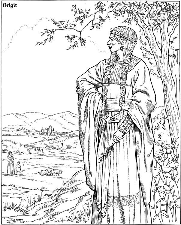 603x750 Pagan Coloring Pages 88 Best Adult Fantasy And Pagan Colouring