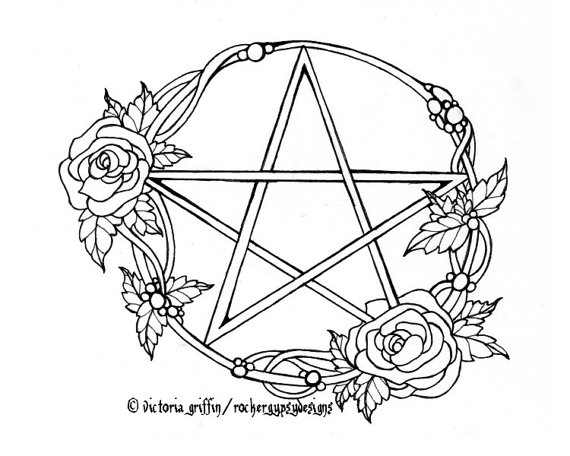 570x456 Wicca Coloring Page Wiccan Coloring Page Printable Adult