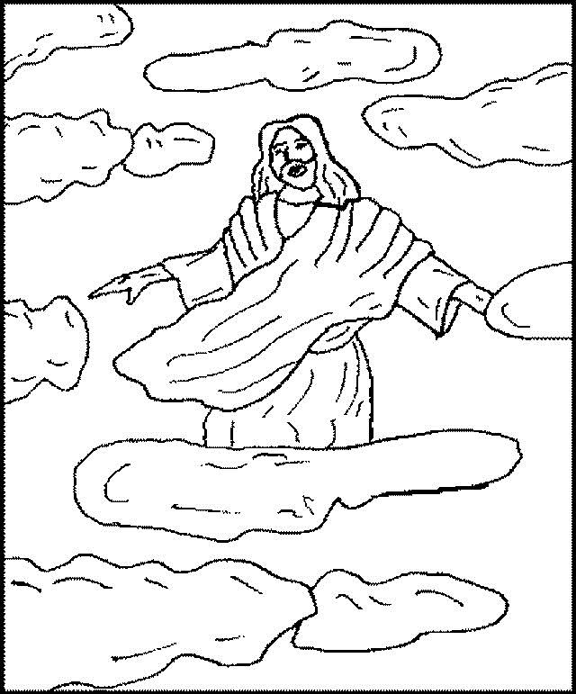 Ascension Of Jesus Christ Coloring Pages 640x771 Ascension Of Jesus Christ Coloring Pages