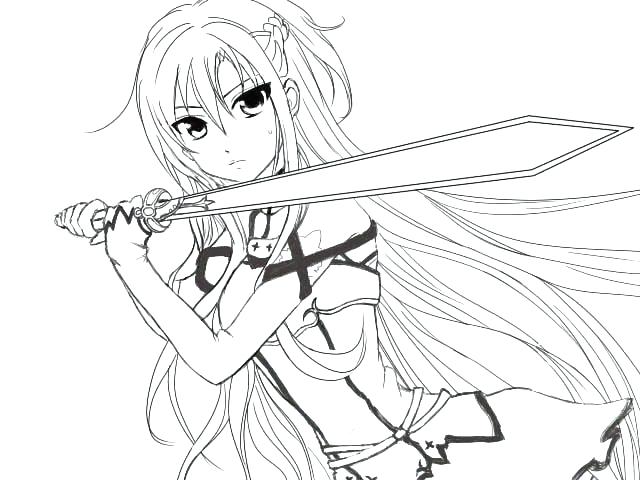 Sword Art Online Coloring Pages Coloring Pages Of Anime Sword Art 640x480 Sword Art Online Coloring Pages Coloring Pages Of Anime Sword Art