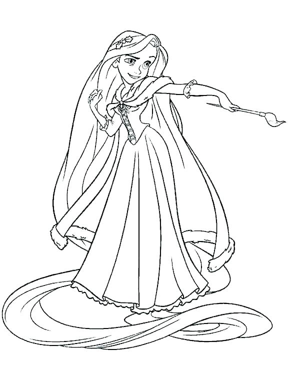 Paint Brush Coloring Page Coloring Page Girl With Paint Brush 576x770 Paint Brush Coloring Page Coloring Page Girl With Paint Brush
