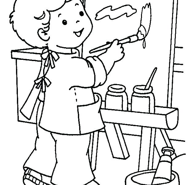 Painting Coloring Pages Free Paint Brush Coloring Pages Printable 630x600 Painting Coloring Pages Free Paint Brush Coloring Pages Printable