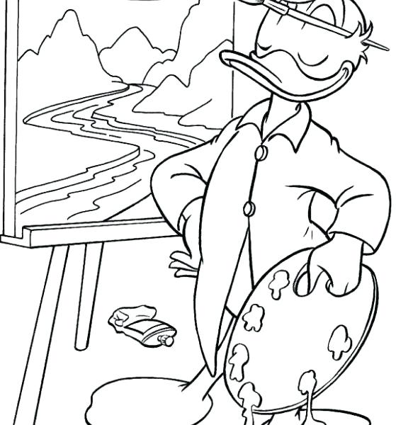 Palette And Brushes Coloring Page Free Painting Pages Intended 559x600 Palette And Brushes Coloring Page Free Painting Pages Intended