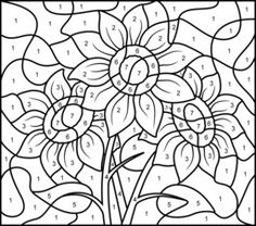 236x208 Hard Color By Number Worksheets Rose