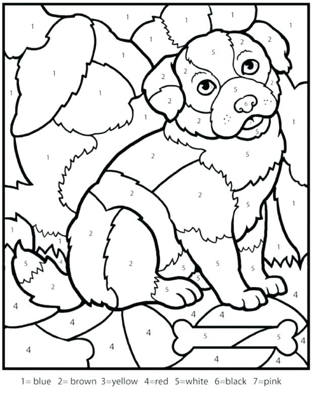 618x778 Source A Color Numbers Coloring Pages For Kids Free By Number 68