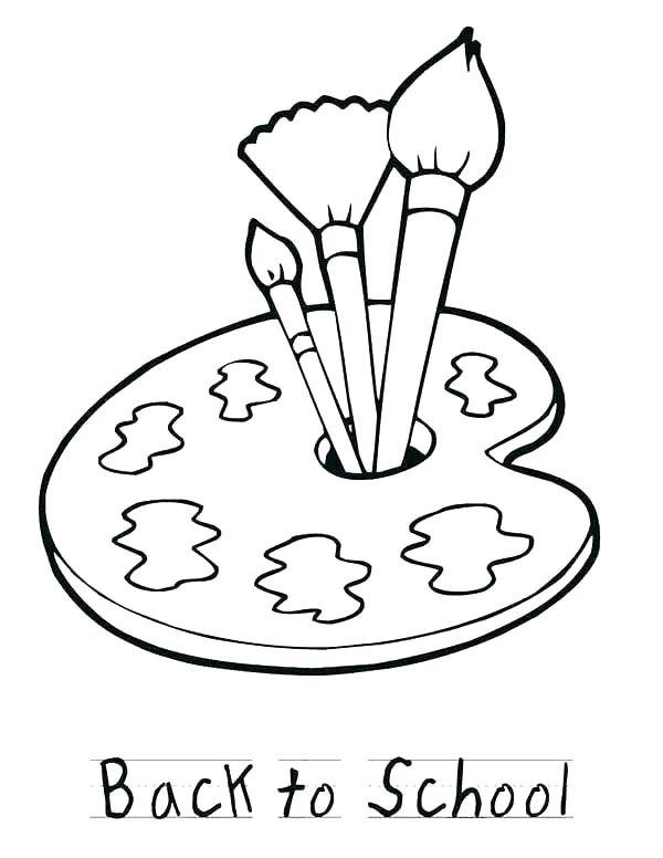 Paint Coloring Pages Paint Brush Coloring Page Paint Coloring 600x776 Paint Coloring Pages Paint Brush Coloring Page Paint Coloring