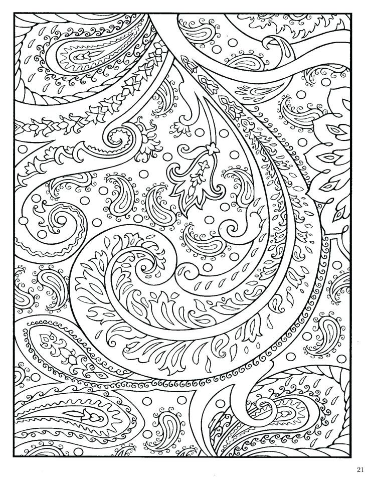 736x951 Coloring Pages Designs Design Coloring Pages To Print Paisley