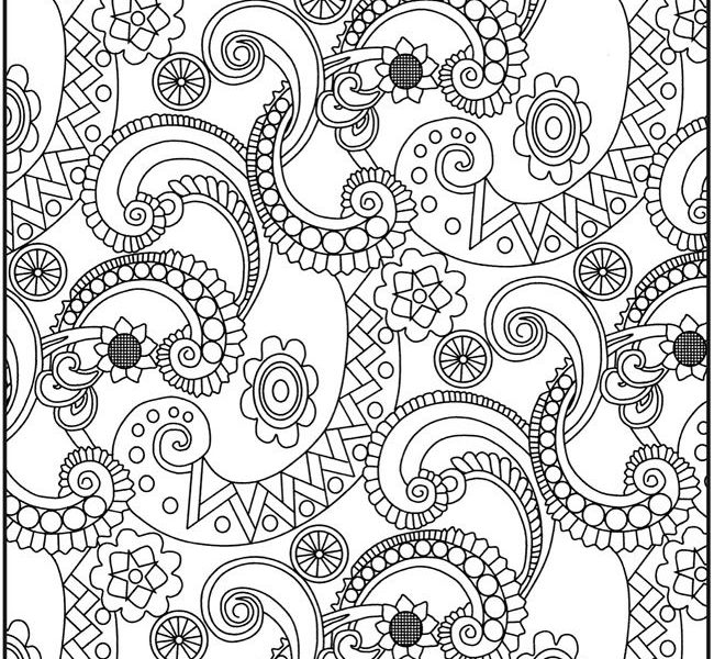 Paisley Print Coloring Pages Free Adult Paisley Coloring Pages 650x600 Paisley Print Coloring Pages Free Adult Paisley Coloring Pages