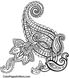 236x268 Paisley Coloring Pages Paisley Coloring Page Printable
