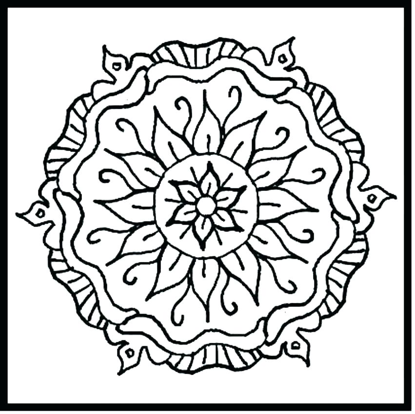 851x850 Cool Design Coloring Pages Printable Design Coloring Pages