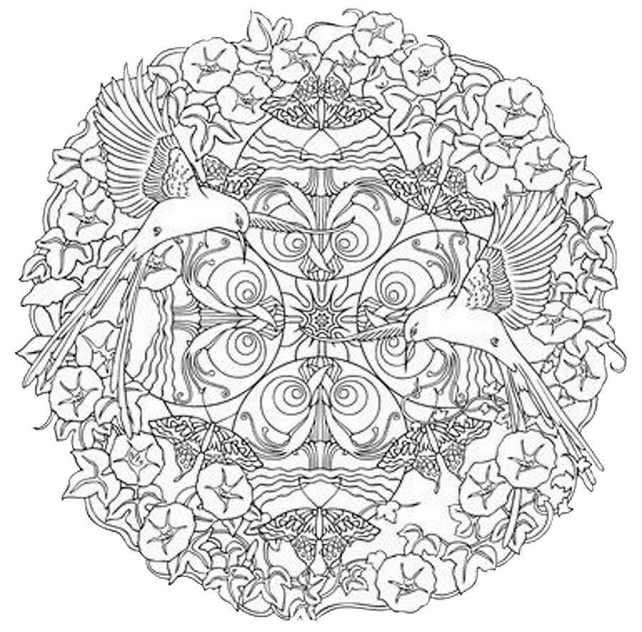 Paisley Mandala Coloring Pages at GetColorings.com | Free printable ...