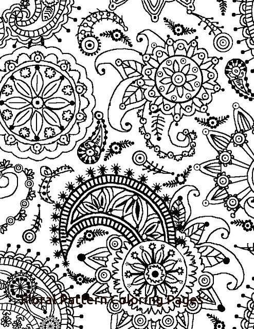 494x640 Coloring Page World Paisley Flower Pattern Portrait With Floral