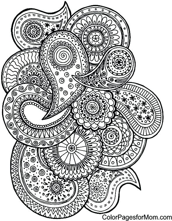 Paisley Peacock Coloring Pages at GetColorings.com | Free printable ...