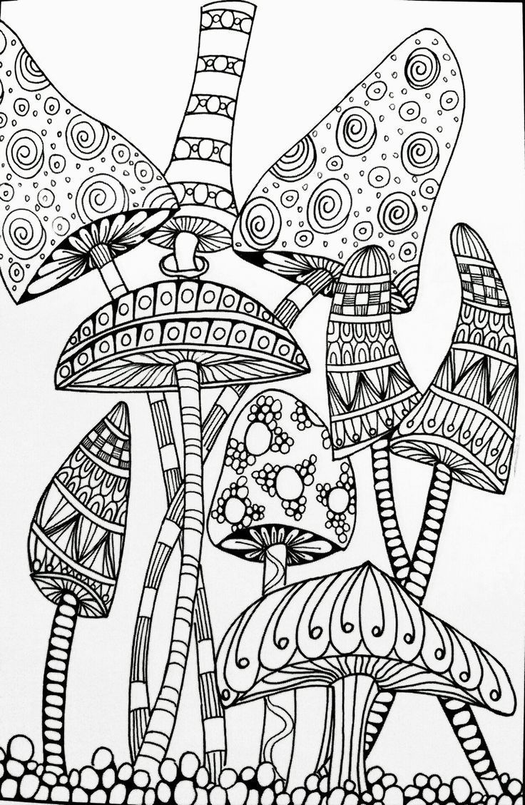 Marvelous Abstract Mushroom Adult Coloring Pages Paisley Printable 736x1128 Marvelous Abstract Mushroom Adult Coloring Pages Paisley Printable