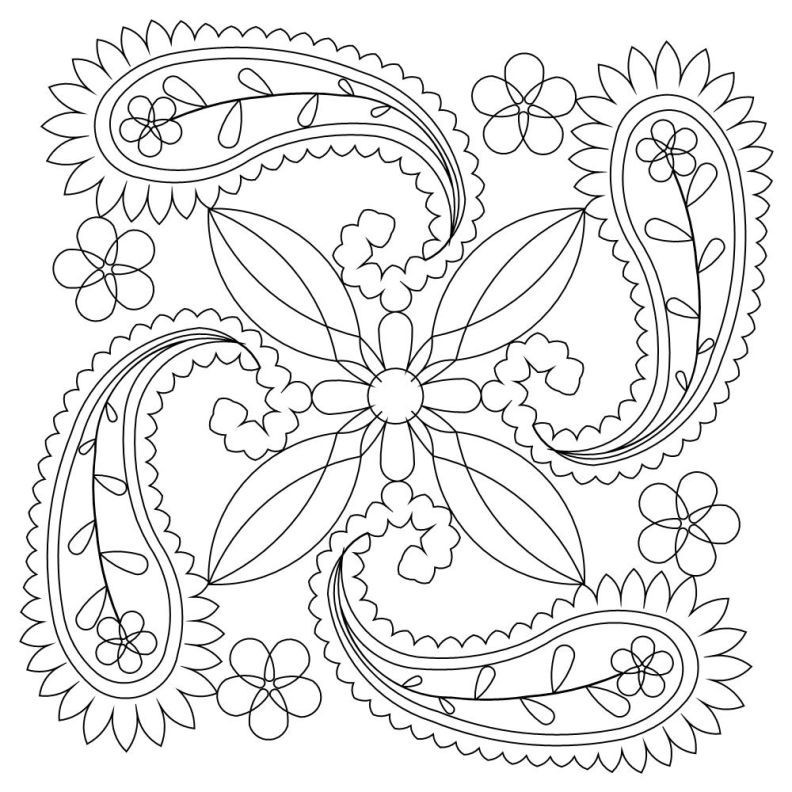 Printable Paisley Coloring Pages Many Interesting Cliparts 792x792 Printable Paisley Coloring Pages Many Interesting Cliparts