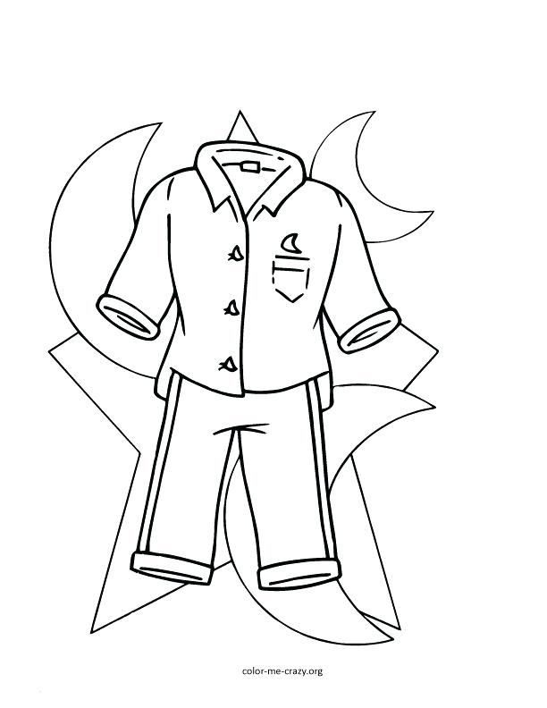 612x792 Pajama Coloring Sheets Christmas Pajama Coloring Pages