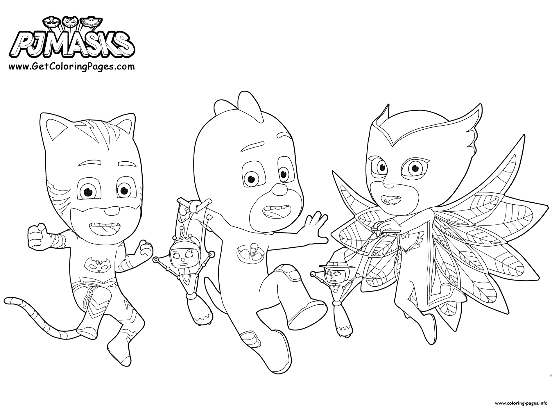 Printable Pj Masks Party Coloring Pages Printable 1900x1400 Printable Pj Masks Party Coloring Pages Printable