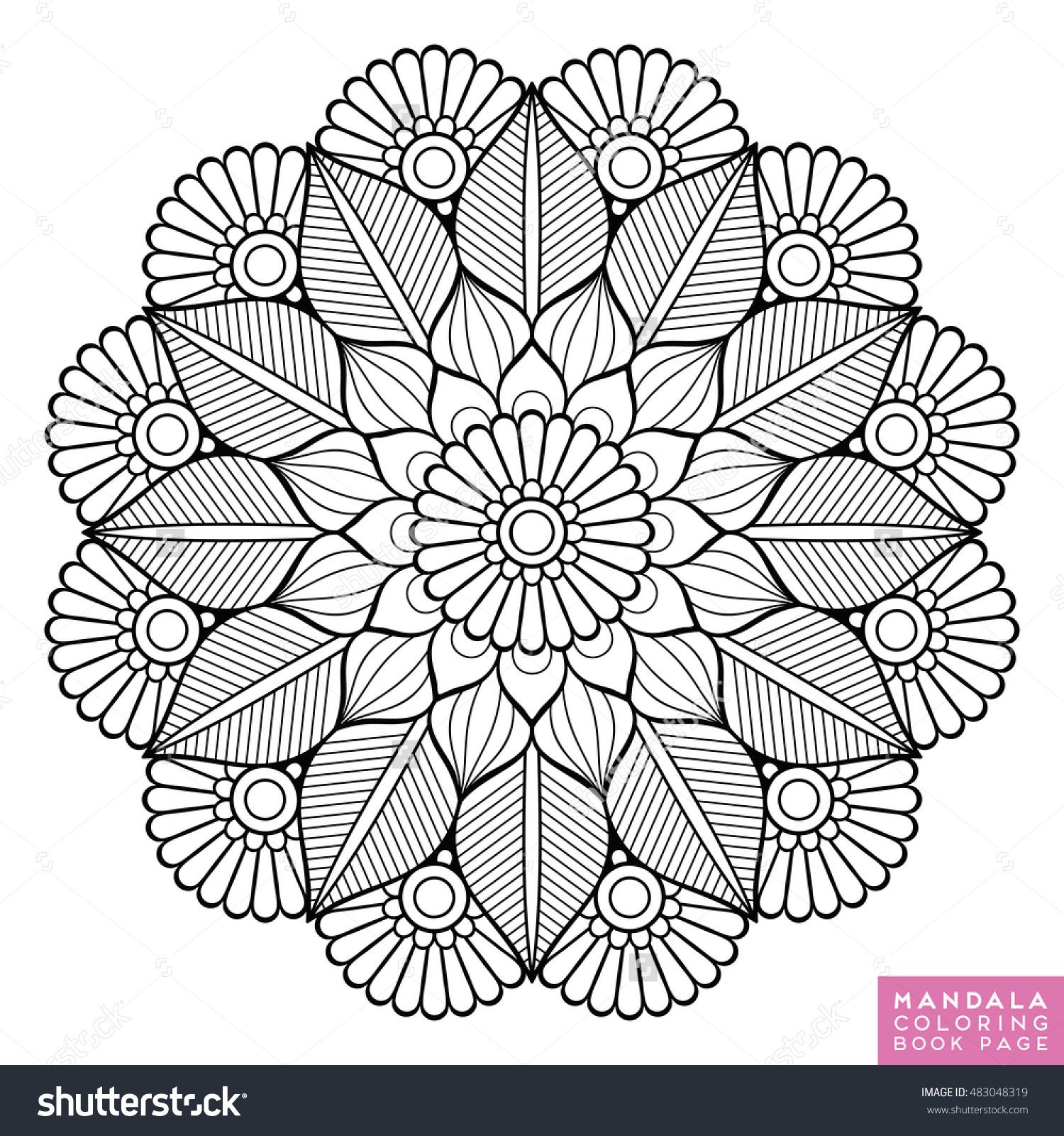 1500x1600 Flower Mandala. Vintage Decorative Elements. Oriental Pattern