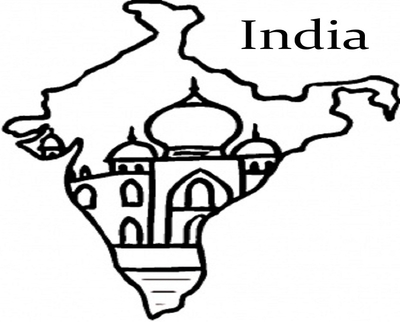 Indian Coloring Pages To Print Out India Flag Map 400x322 Indian Coloring Pages To Print Out India Flag Map