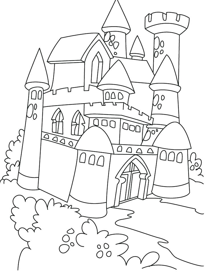 720x954 Elsas Ice Castle Coloring Pages Coloring Page Castle Castle