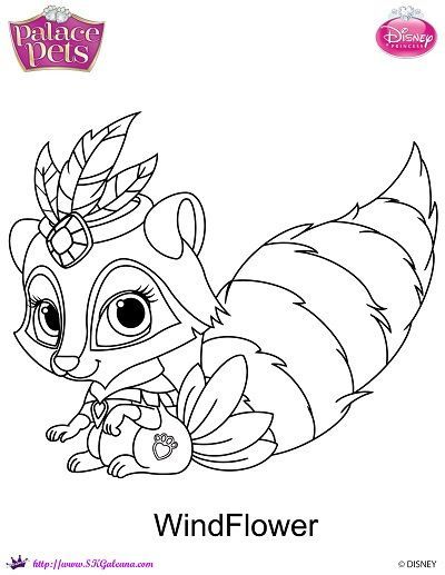 400x517 Disney Princess Palace Pets Windflower Coloring Page Skgaleana