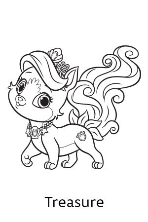 300x450 Inspirational Princess Palace Pets Coloring Pages