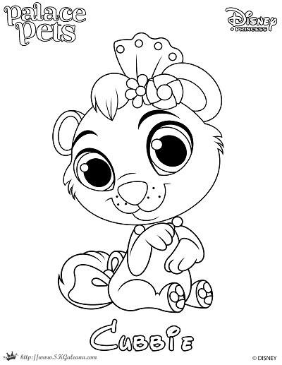 400x517 Coloring Page Of Cubbie From Princess Palace Pets By Skgaleana