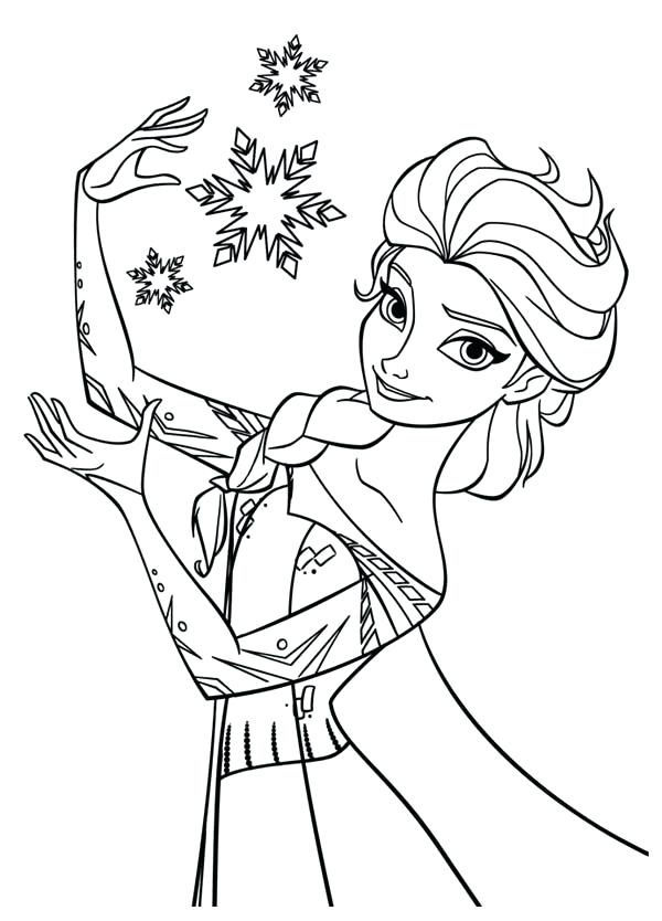 600x834 Elsa Frozen Color Palette Kids Coloring Color Pages Frozen Yidam