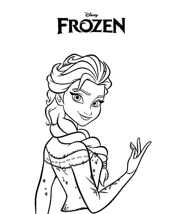 600x701 Frozen Color Palette Kids Coloring Frozen Color Pages Frozen