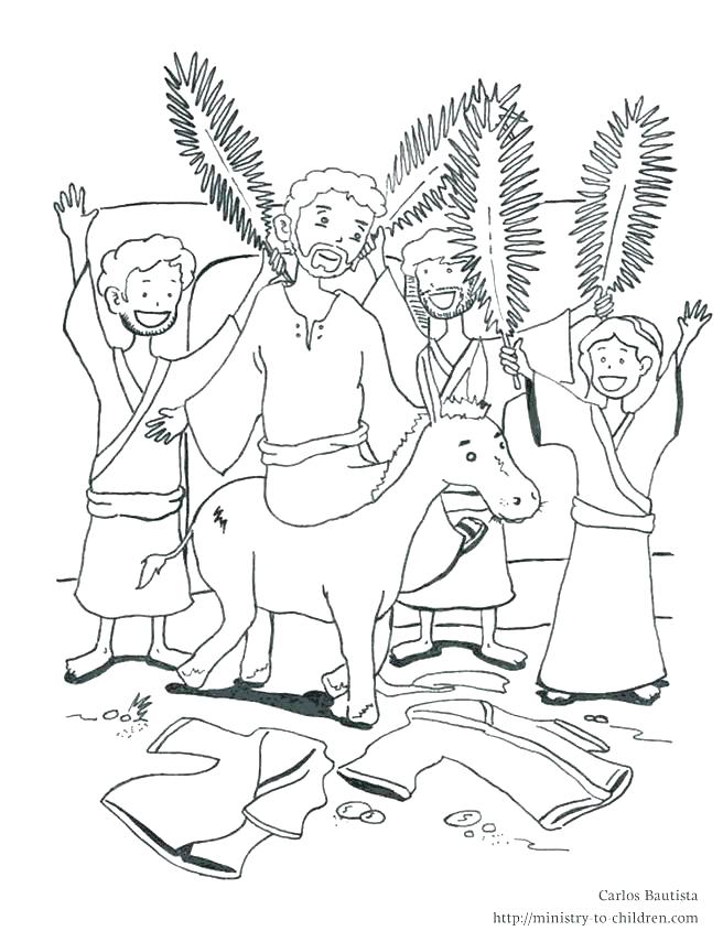 Palm Sunday Coloring Pages 656x855 Palm Sunday Coloring Pages