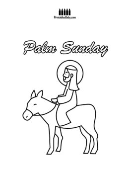 Palm Sunday Coloring Pages Archives 262x340 Palm Sunday Coloring Pages Archives