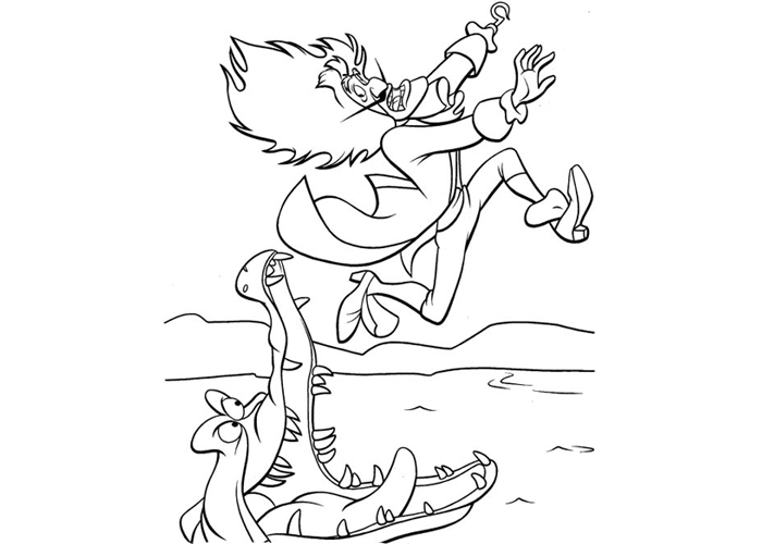 Peter Pan Coloring Pages 700x500 Peter Pan Coloring Pages