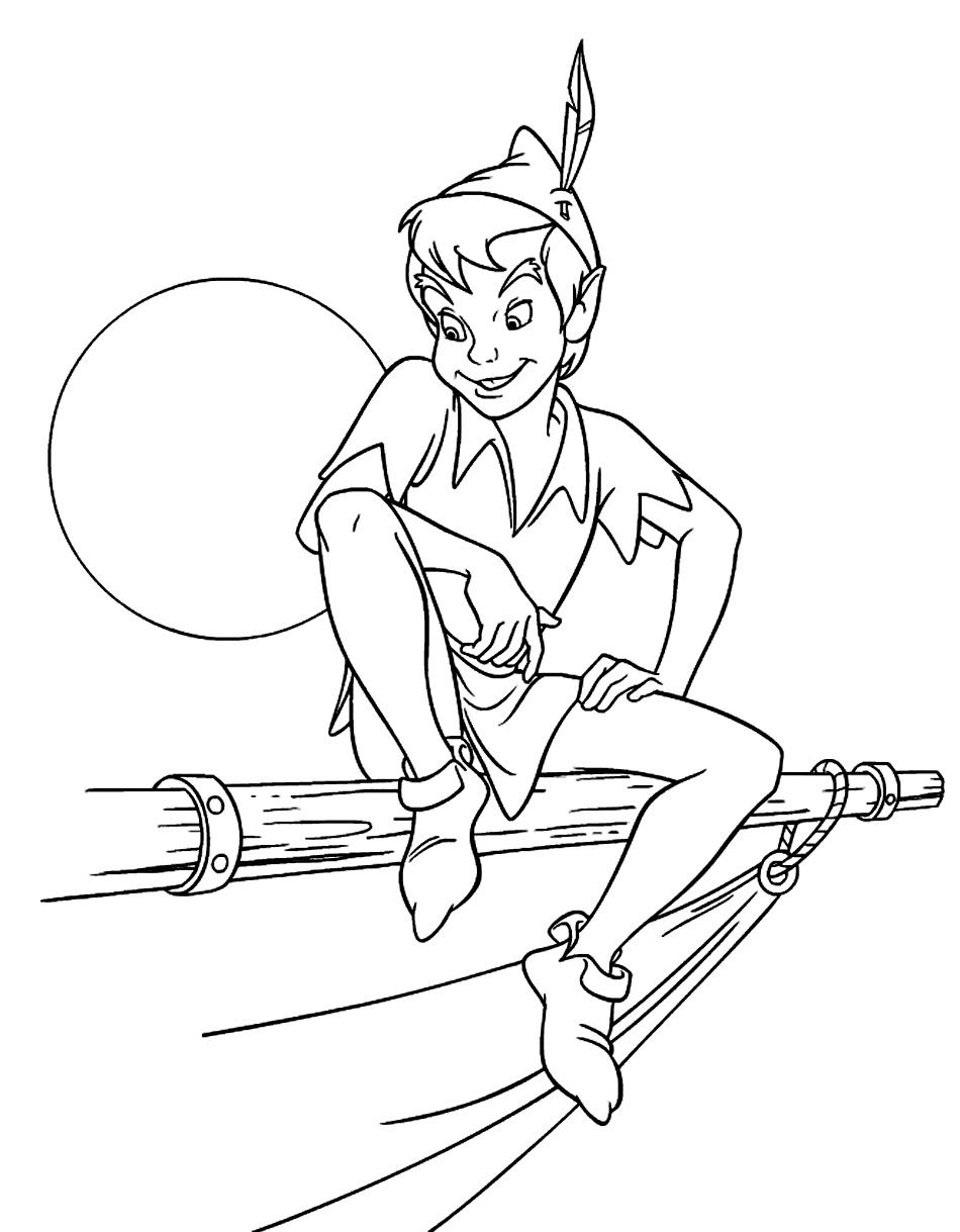 Unnamed File 198 Peter Pan Coloring Page 950x1219 Unnamed File 198 Peter Pan Coloring Page