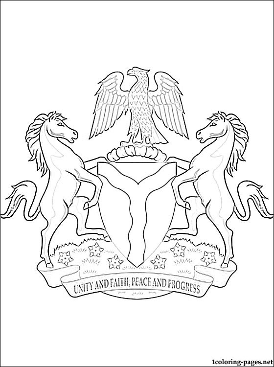 560x750 Panama Coat Of Arms Coloring Page, Panama Coat Of Arms Coloring