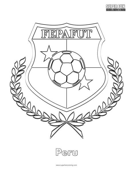 464x600 Panama Football Coloring Page