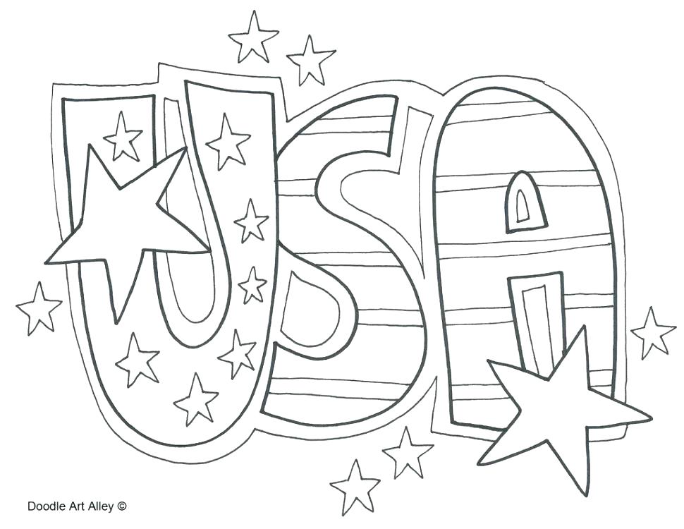 970x750 Coloring Pages Usa Color Pages United States Map Free Coloring