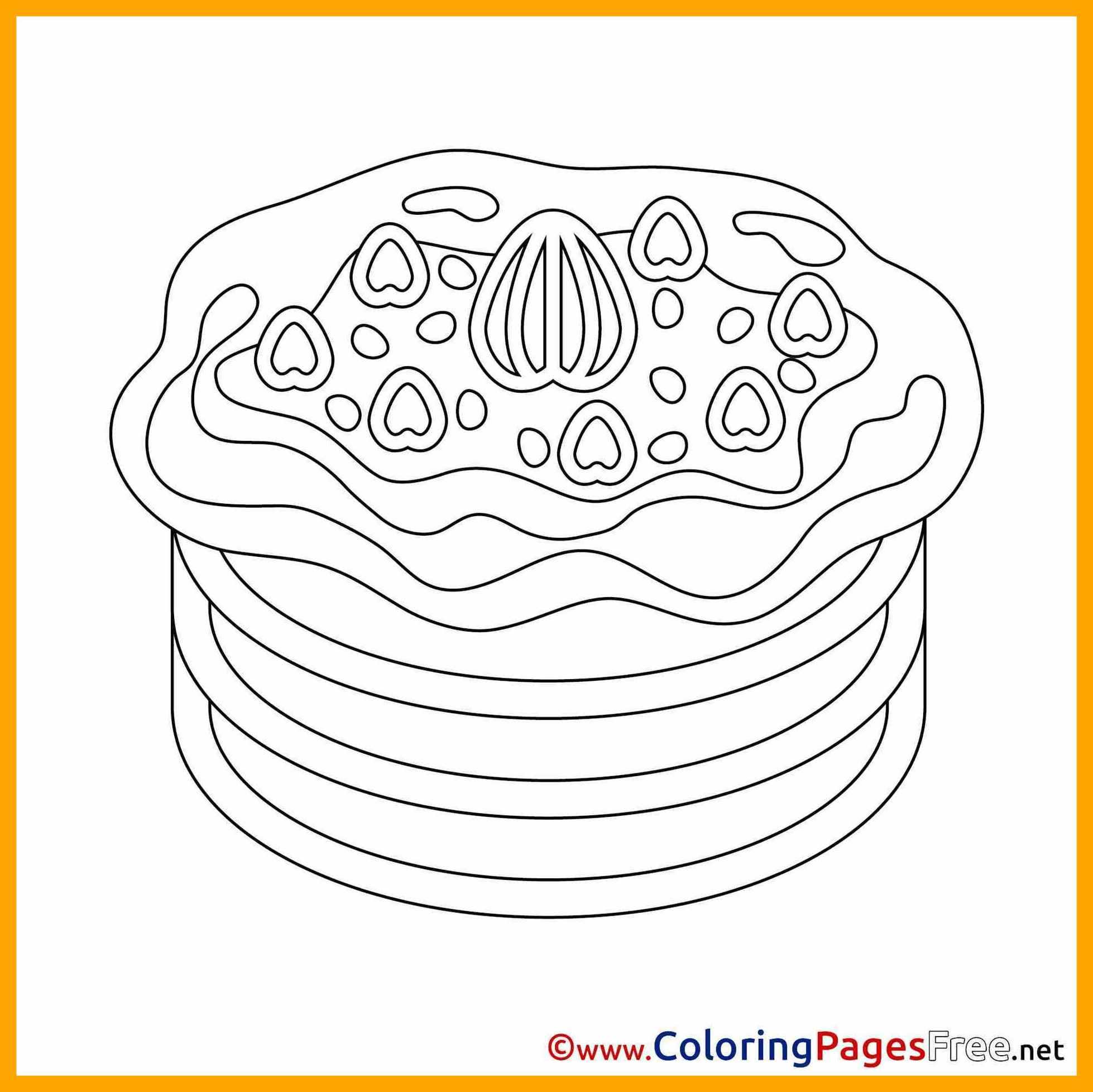 1958x1957 Inspiring Pancake Coloring Page Printable Bltidm For Pig A Styles