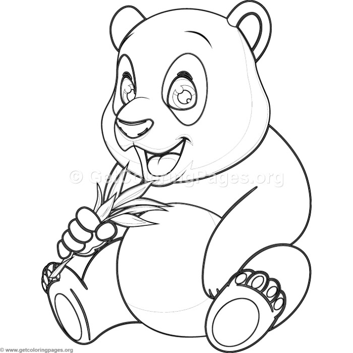 Baby Panda Coloring Pages 700x700 Baby Panda Coloring Pages