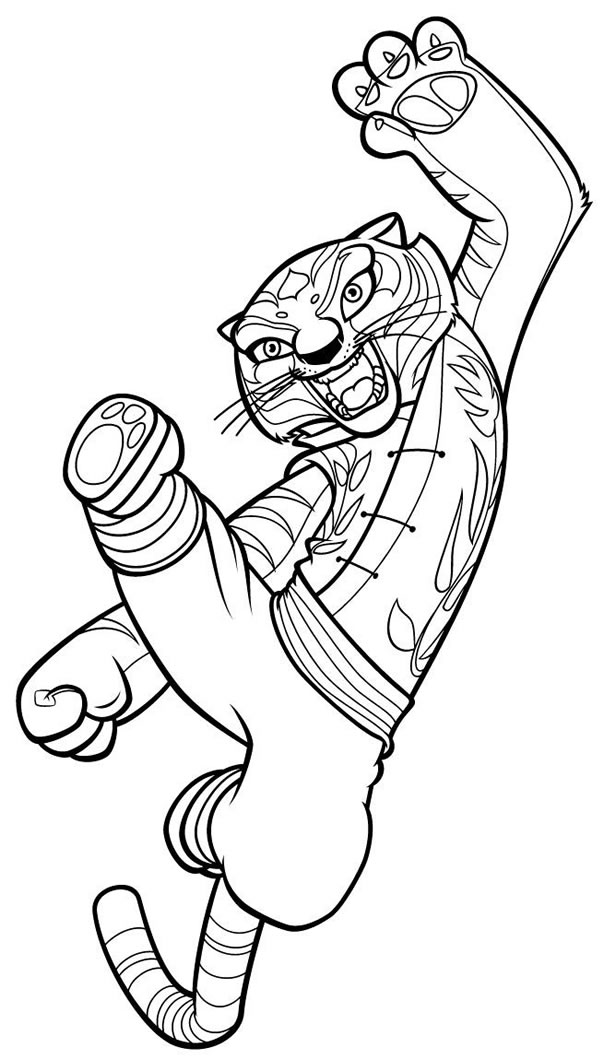 Kung Fu Panda Printable Coloring Pages 616x1060 Kung Fu Panda Printable Coloring Pages