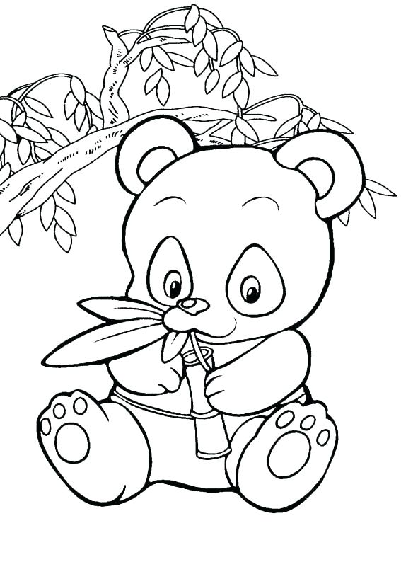 Panda Bear Coloring Page Cute Panda Coloring Pages Cute Panda 4 567x794 Panda Bear Coloring Page Cute Panda Coloring Pages Cute Panda 4