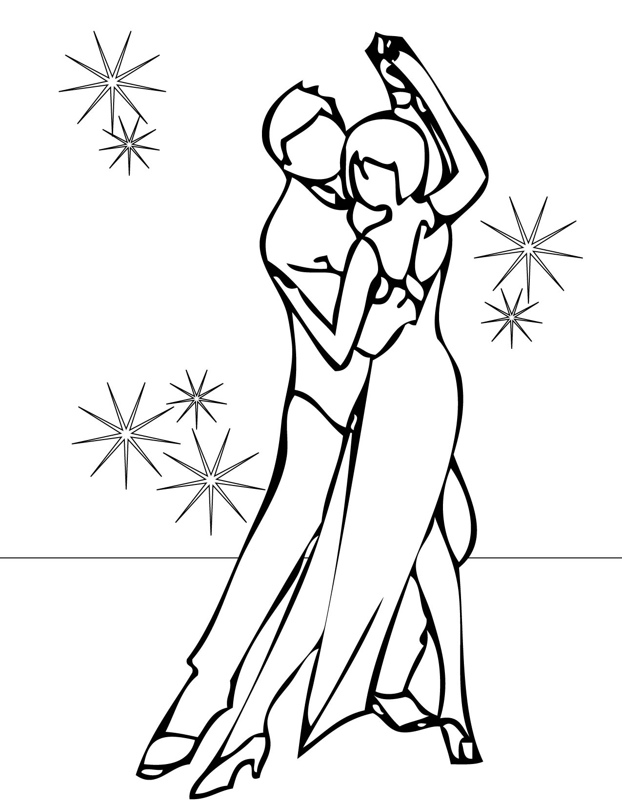 1275x1650 Dance Coloring Pages To Download And Print For Free