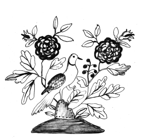 480x470 Pansy Flower Coloring Page