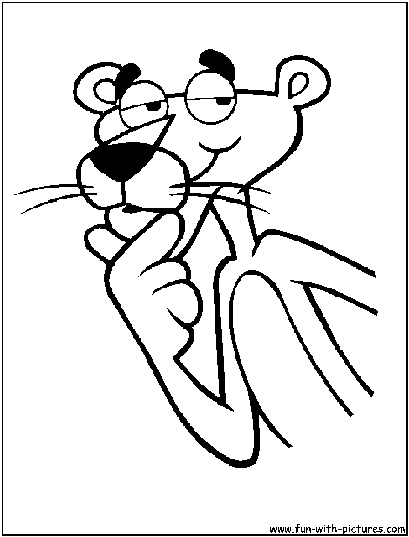 800x1050 Classy Design Ideas Pink Panther Coloring Pages For Kids Printable