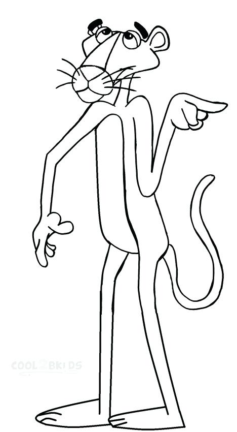Panther Coloring Page Pink Panther Coloring Page Panther Paw 468x850 Panther Coloring Page Pink Panther Coloring Page Panther Paw