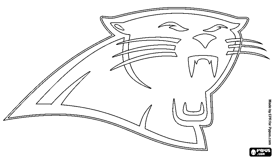 Panthers Football Coloring Pages 950x550 Panthers Football Coloring Pages
