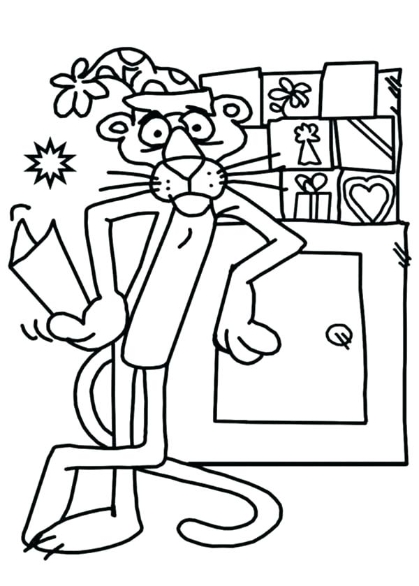 Pink Panther Coloring Page For Kids Panther Coloring Pages Pink 600x839 Pink Panther Coloring Page For Kids Panther Coloring Pages Pink
