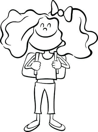 333x450 Pants Coloring Page School Girl Coloring Pages Pants Coloring Page